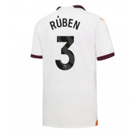 Billiga Manchester City Ruben Dias #3 Borta fotbollskläder 2023-24 Kortärmad